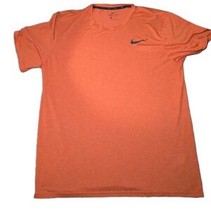 Nike Dri-FIT Utility Static Training Tee Monarch Orange Men's XL Gym Workout